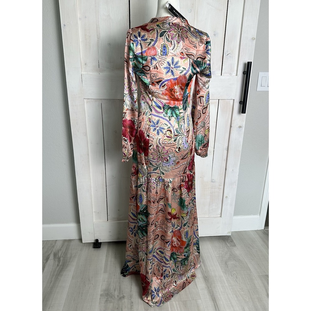 Guess Floral Maxi Dress - Pink and Green - Picture 5 of 13